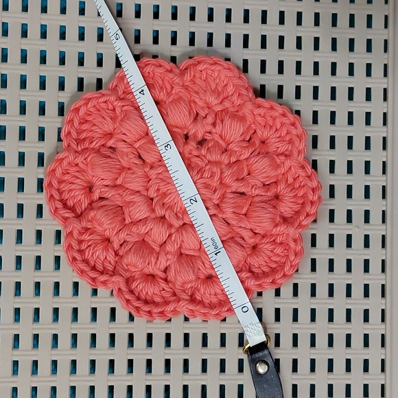 Crochet Super Scrub Facial Rounds▪︎ Grapefruit Special Edition▪︎Set of 3 - Picture 4 of 5